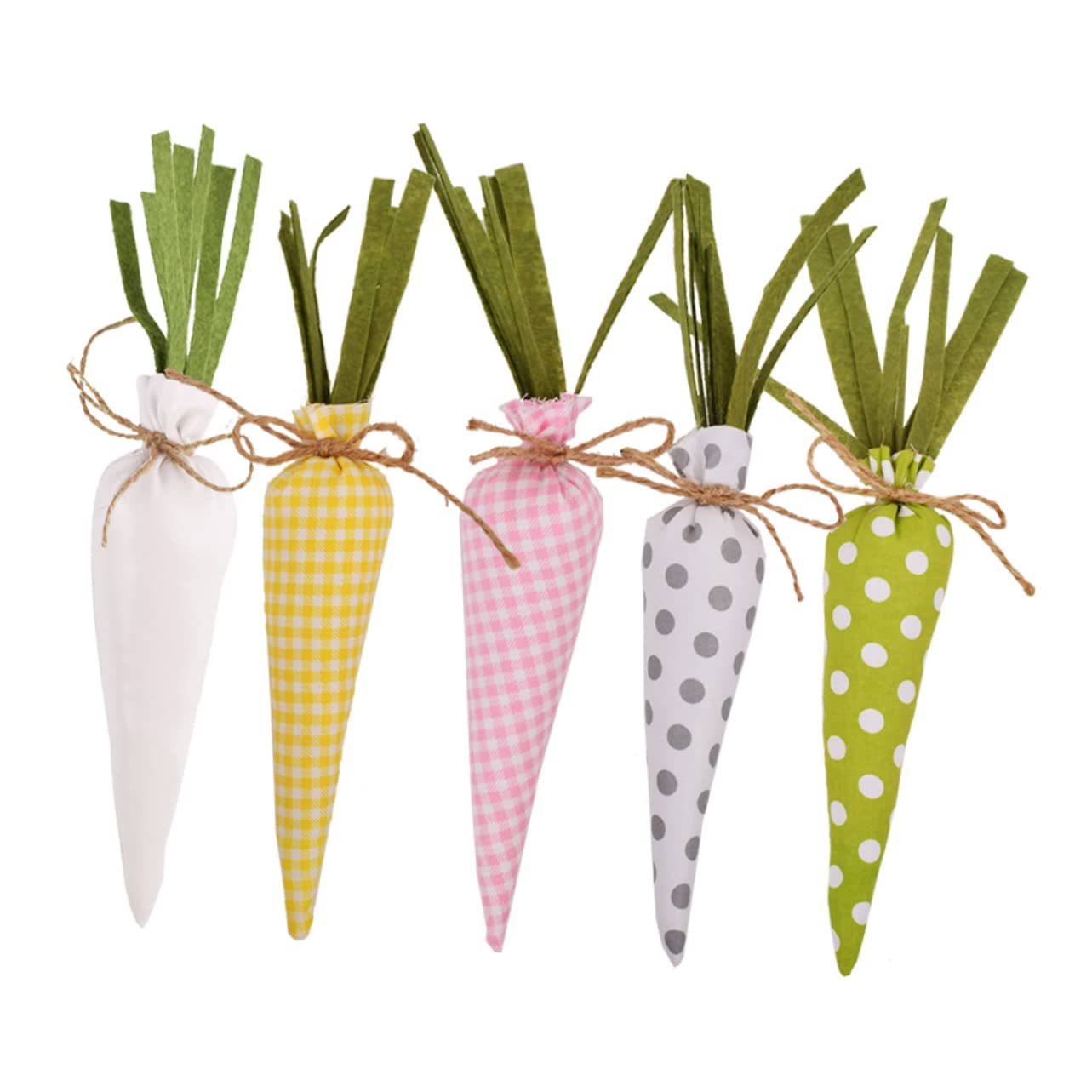 Holibanna 5pcs Easter Carrots Childrens Toys Children’s Toys Bunny Toys Home Décor Mini Plushies Photo Props Filled Fabric Carrot Toy Easter Party Carrot Party Carrot Decor Fake Carrot Fancy