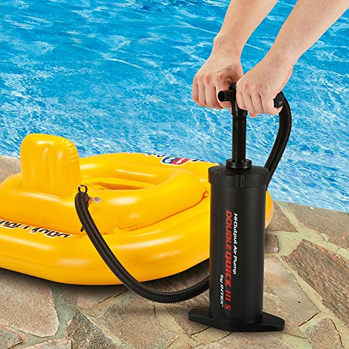 Bomba de Mano Intex Double Quick III S 14.5" Negra