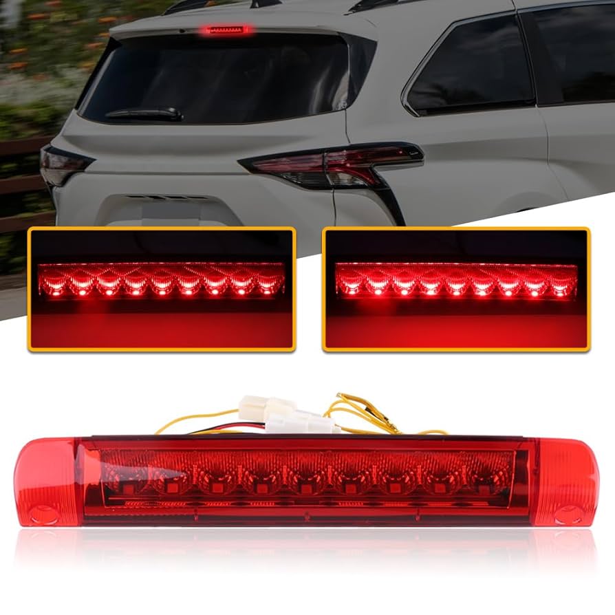 らら 2点 Nrgedzam 3rd Brake Light for 2008-2013 Toyota Highlander
