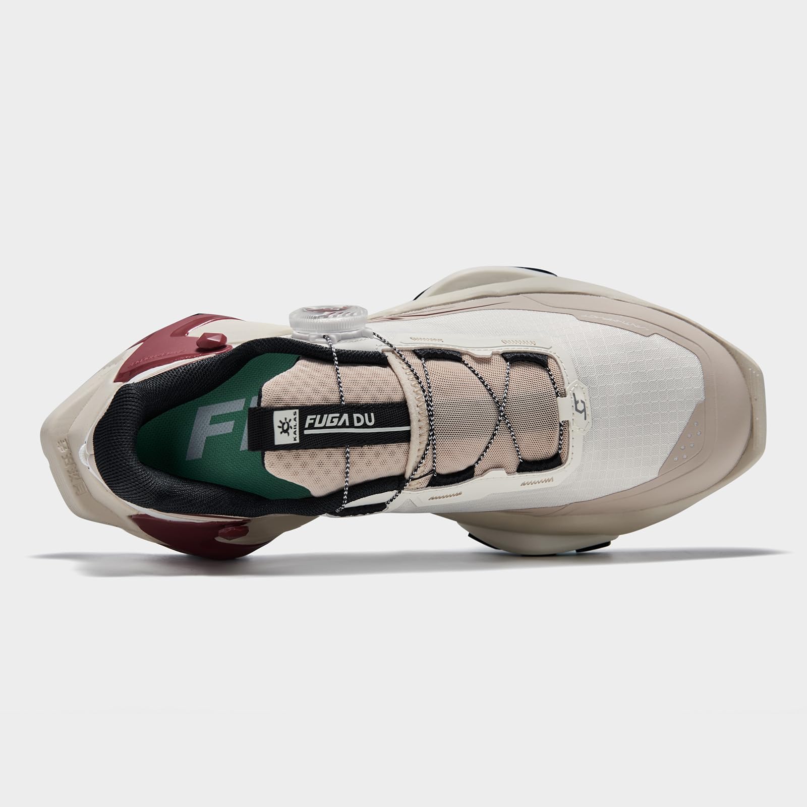 KAILAS Women's FUGA DU BOA Trail Running Shoes Lightweight Non-Slip Wide Toe Box Jogging Walking Hiking Shoe Bleached Sand/Cuba Sand US 9