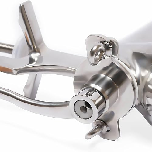 Miniatura 9 de Exprimidor manual Exprimidor de hierba de trigo Extractor de frutas y verduras Prensa manual Exprimidor de cítricos de acero inoxidable, para