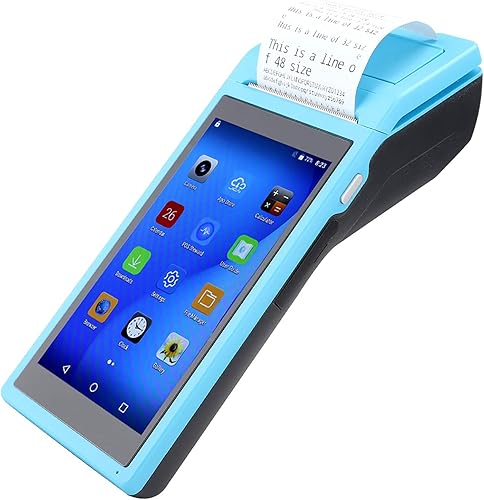 Ciglow para impresora de recibos de terminal POS Android, impresora de escáner de código de barras de mano de 2.283 in con pantalla de 5.5 pulgadas,
