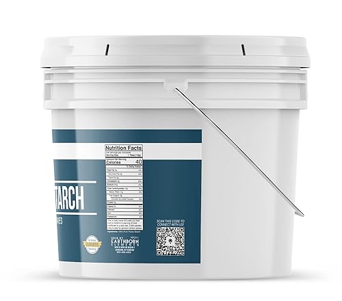 Miniatura 4 de Earthborn Elements Paquete de almidón de patata, harina de arroz blanco y almidón de tapioca (1 galón), espesantes, horneado versátil