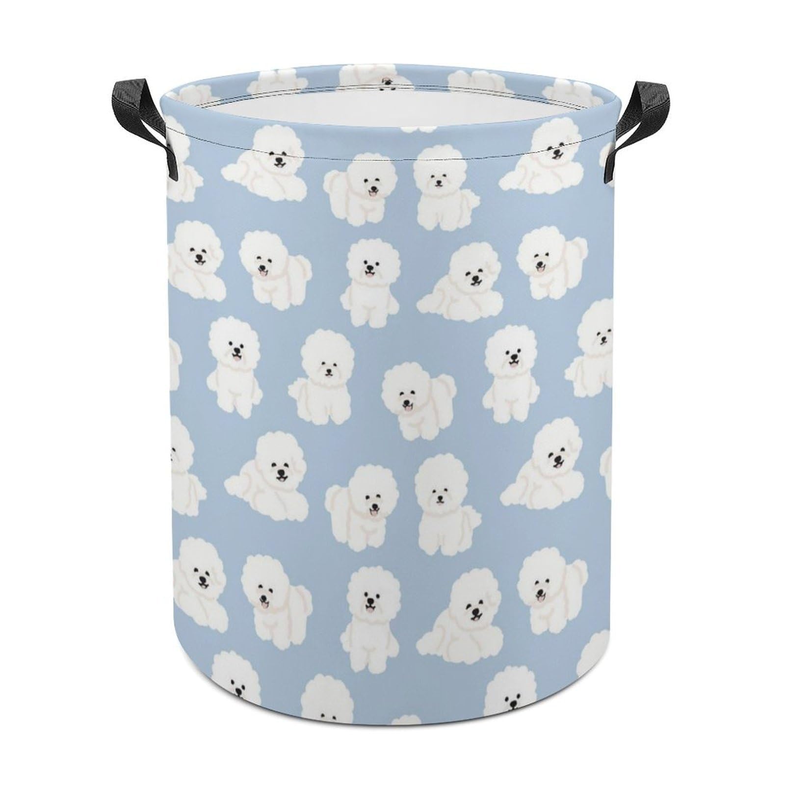 MHYRAC Laundry Hamper, Bichon Laundry Basket, Washing Basket with Handle