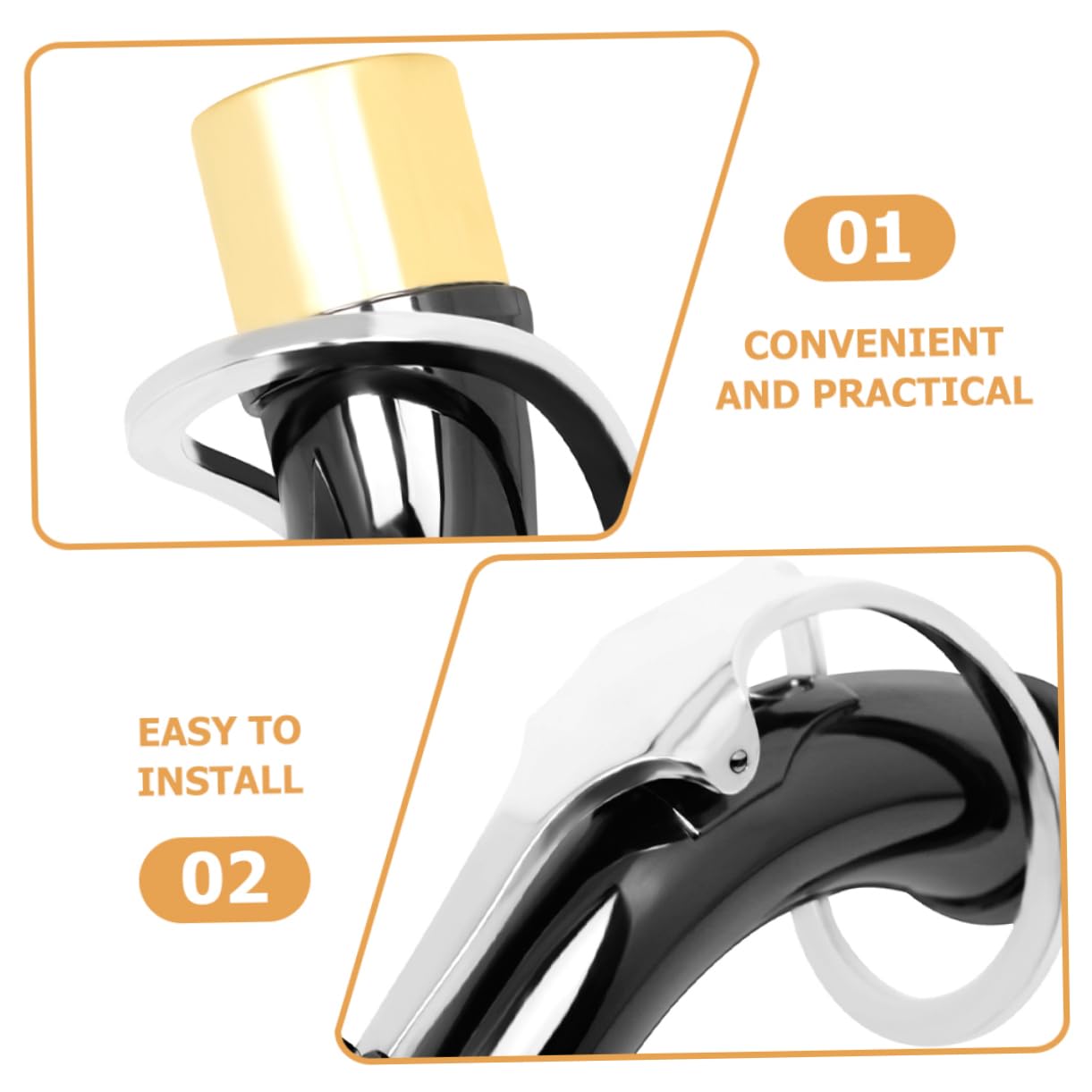 TOYANDONA 4piezas Saxofón Curvado De Latón Repuesto De Cuello Para Saxofonistas Accesorio Profesional Para Boquilla De Saxofón Compatible Modelos De Saxo Bemol