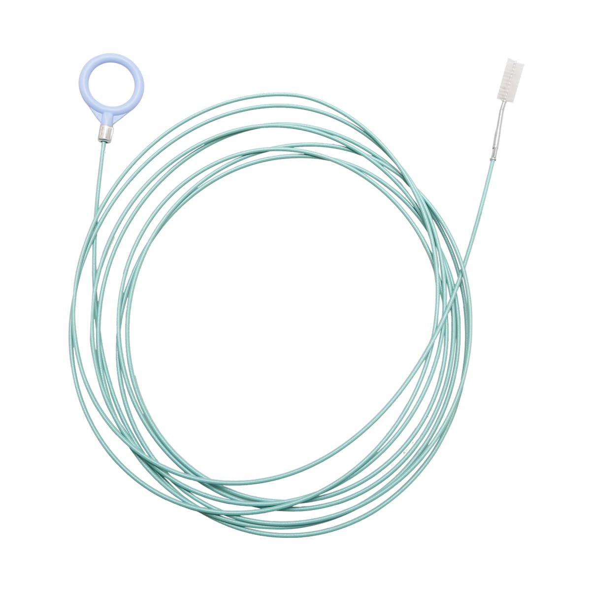 Tabanzhe Green Flexible Feeding Tube Brush–3M Long Drain Unblocked Wire For Cleaning Refrigerator,Stainless Steel Sink,Snake Drain For Car,Sunroof,Aquarium,Air Conditioner Tube