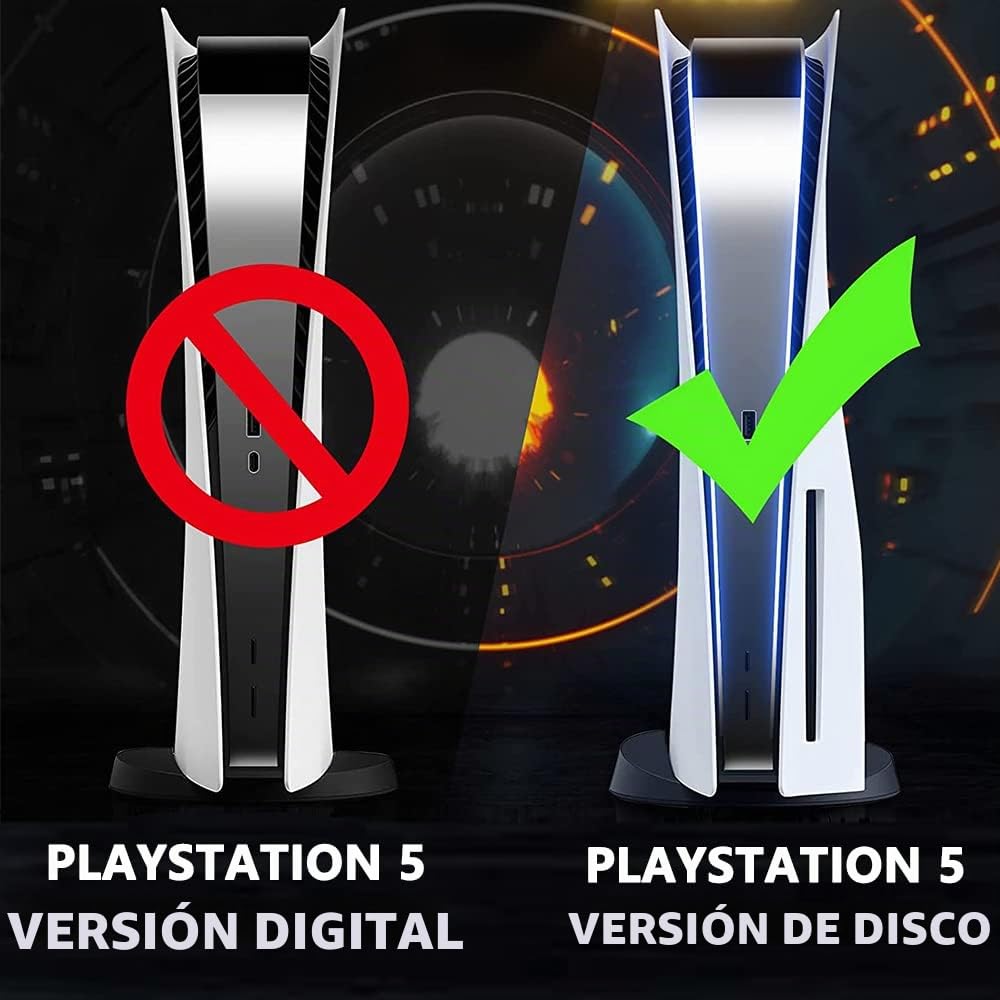 Miimall Placa frontal compatible con PS5 Consola Cover con aberturas de refrigeración, placa de repuesto resistente a los arañazos, carcasa dura a prueba de polvo, funda protectora para consola de