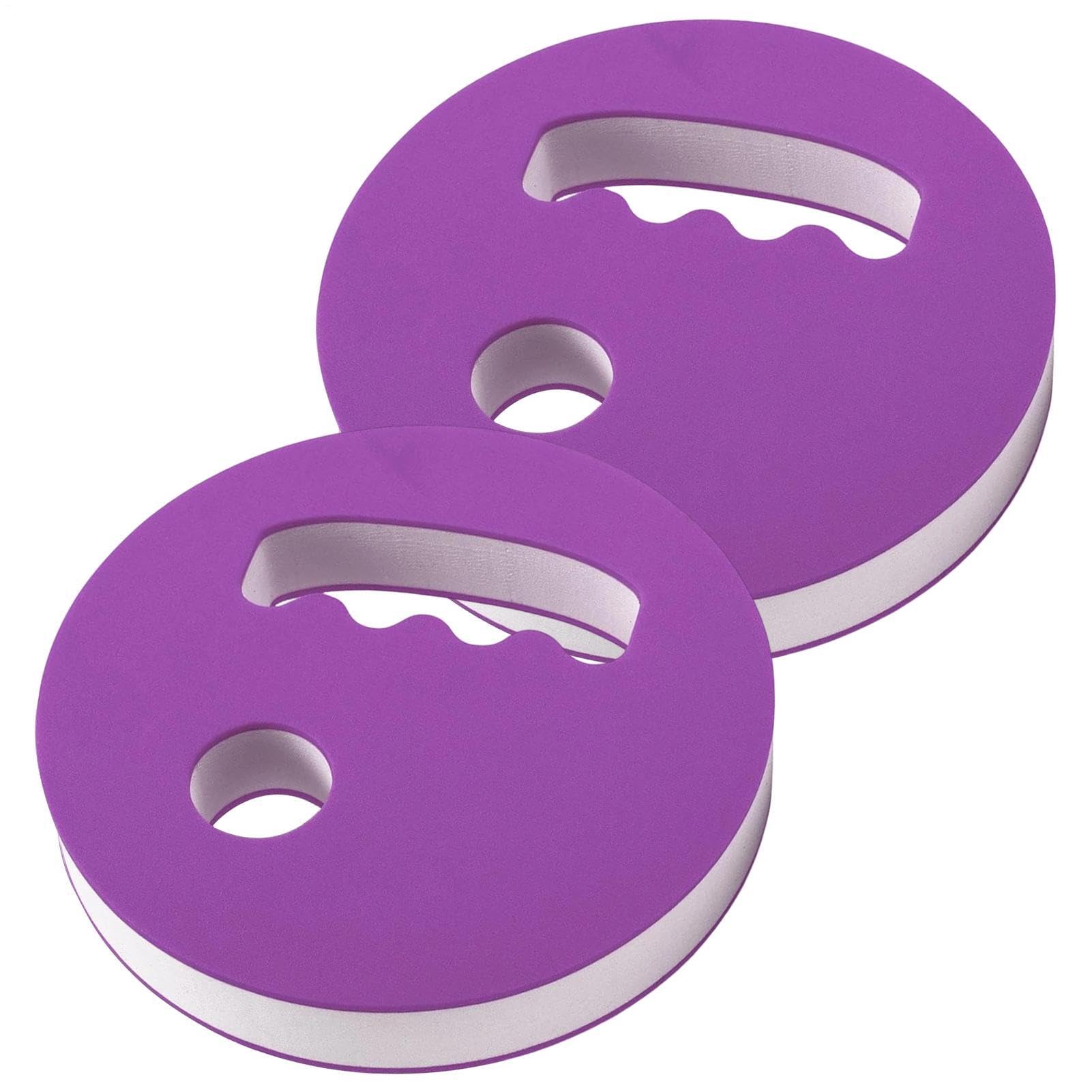Hiemible Water Exercise Discs Hand, Foam Hand Held Resistance Weights - Pool Exercise Equipment - for Men Women Adults Children Pool Aquatic Swimming Workout Fitness Sports Training