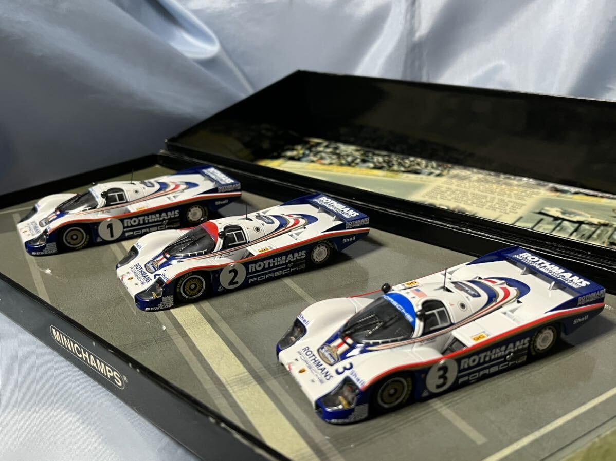 Amazon | ミニチャンプス 製ミニカー 956 L 3台セット1982年 ルマン