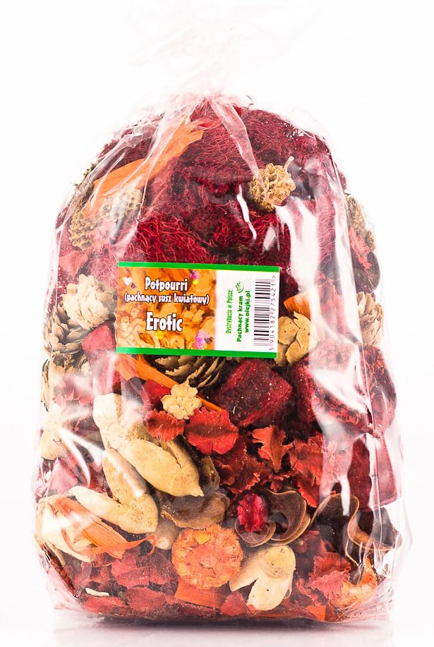 Potpourri aux Fleurs séchées parfumées Érotiques +1 Sac en Organza | Paquet 1100 ML ≈ 150-190 g | Décoration Florale pour la Maison | Fleurs séchées...