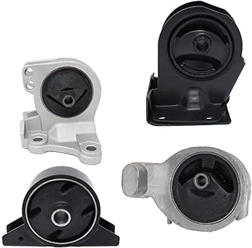 ENA Motor de motor y montaje Trans Juego de 4 compatibles con Mitsubishi Dodge 1999 2000 2001 2002 2003 2004 2005 Stratus Coupe 24L de repuesto