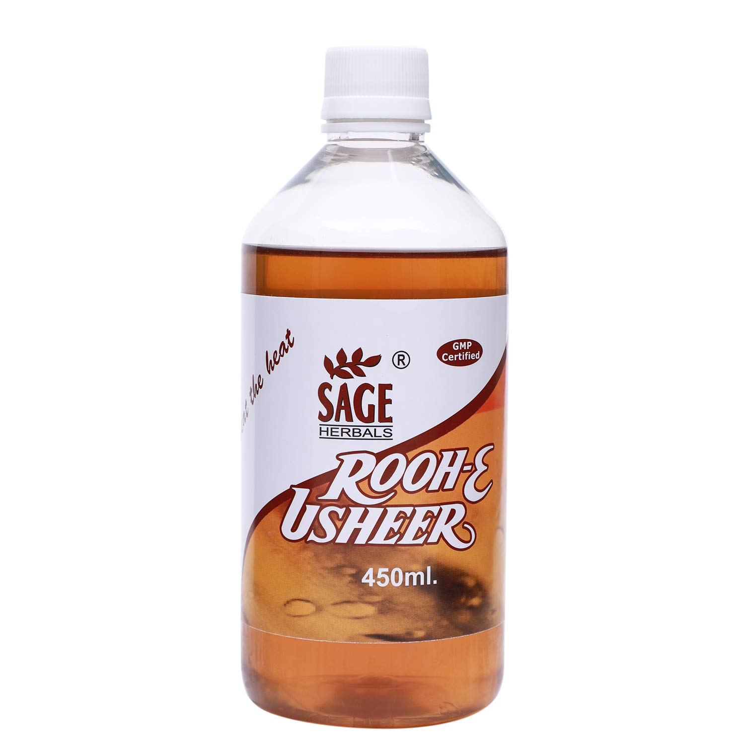 Sage Herbals Rooh E Usheer Tonic, Khas Root Syrup for Glowing and Blemish free Skin, Refreshing Drink For Summer 450 ml