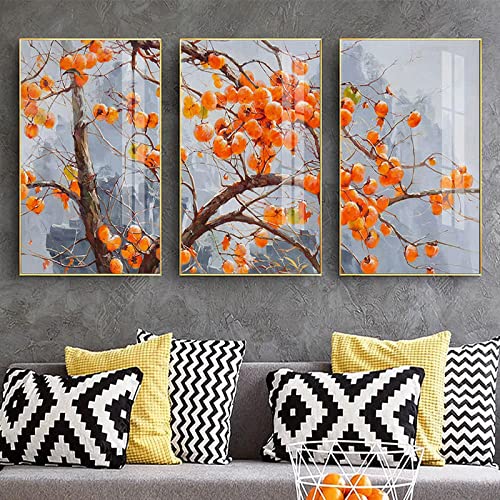 Cuadros de caquis estilo chino 40x60cm de dsdsgog lienzo de paisajes