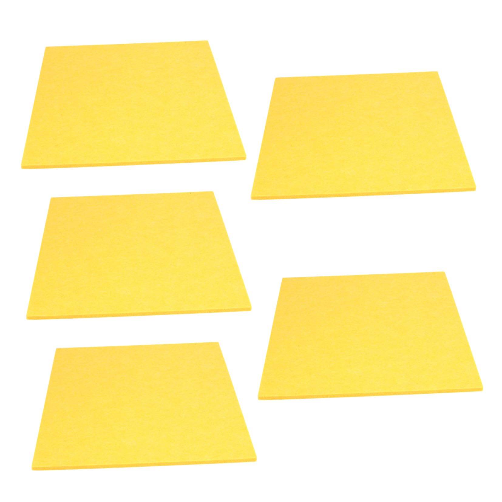 5 Pezzi Pannelli Fonoassorbenti in Feltro Autoadesivi per Isolamento Acustico, Assorbimento Rumore per Sala Musica Ktv e Ufficio, Pannelli Decorativi per Pareti
