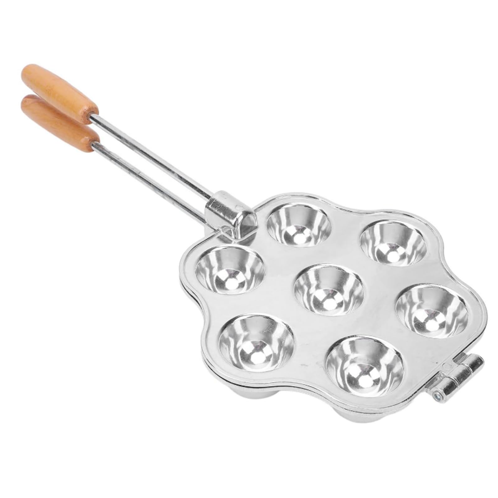 Stampo per Crostata in Metallo Mini Stampo per Torta a 7 Fori per Budino con Materiale Robusto per Panettieri Domestici