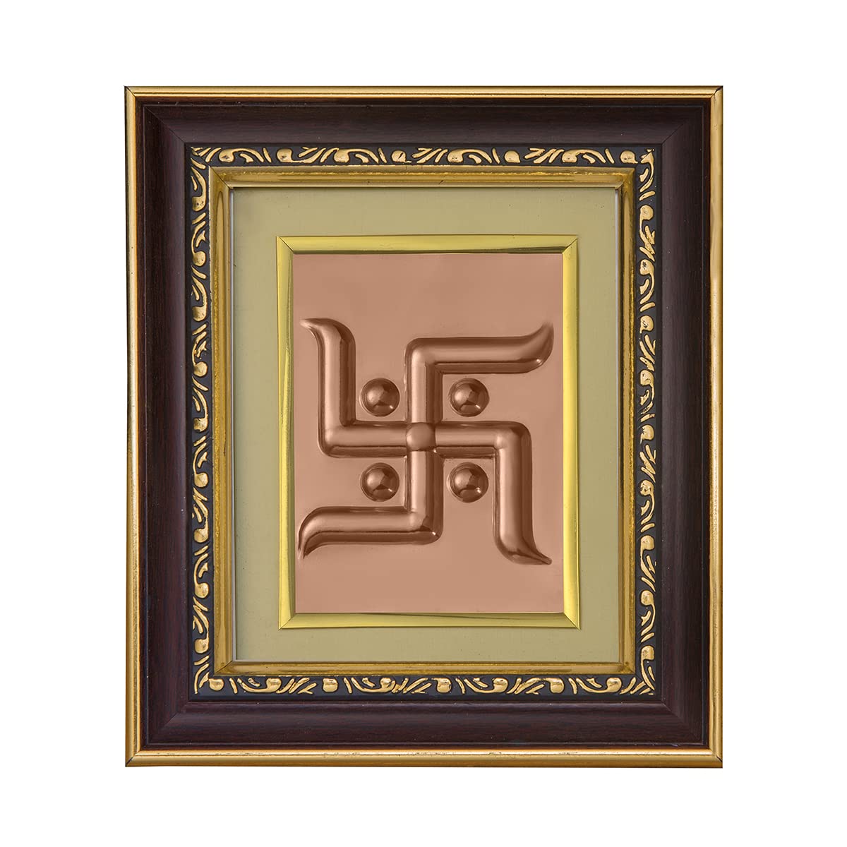 Swastik Copper Photo Frame | Good Omen | Subh Sahun | Shakun Sastra | Swastik-picture-23