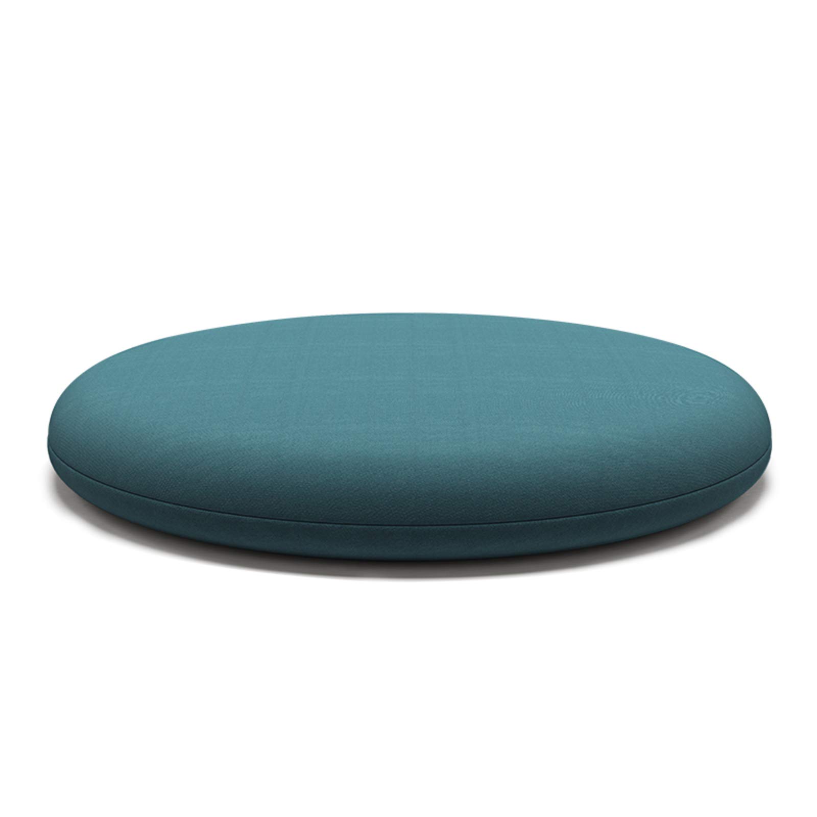 Galette de chaise haute densité en mousse mémoire de forme et finitions premium bleues