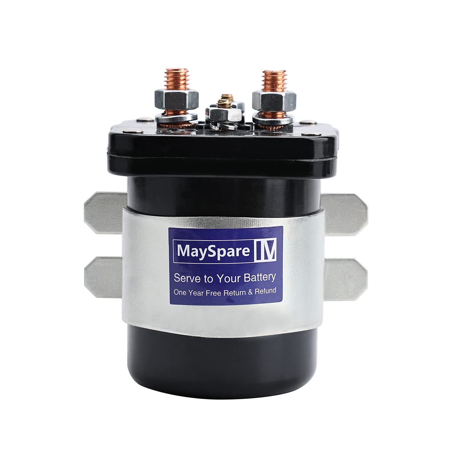 MaySpare 36V Solenoid Relay Switch,4 Terminal Solenoid Fit Club Car DS Columbia E-Z-GO Yamaha Electric Replace 20468G1 114-3611-020 586-117111, Hardware Included,