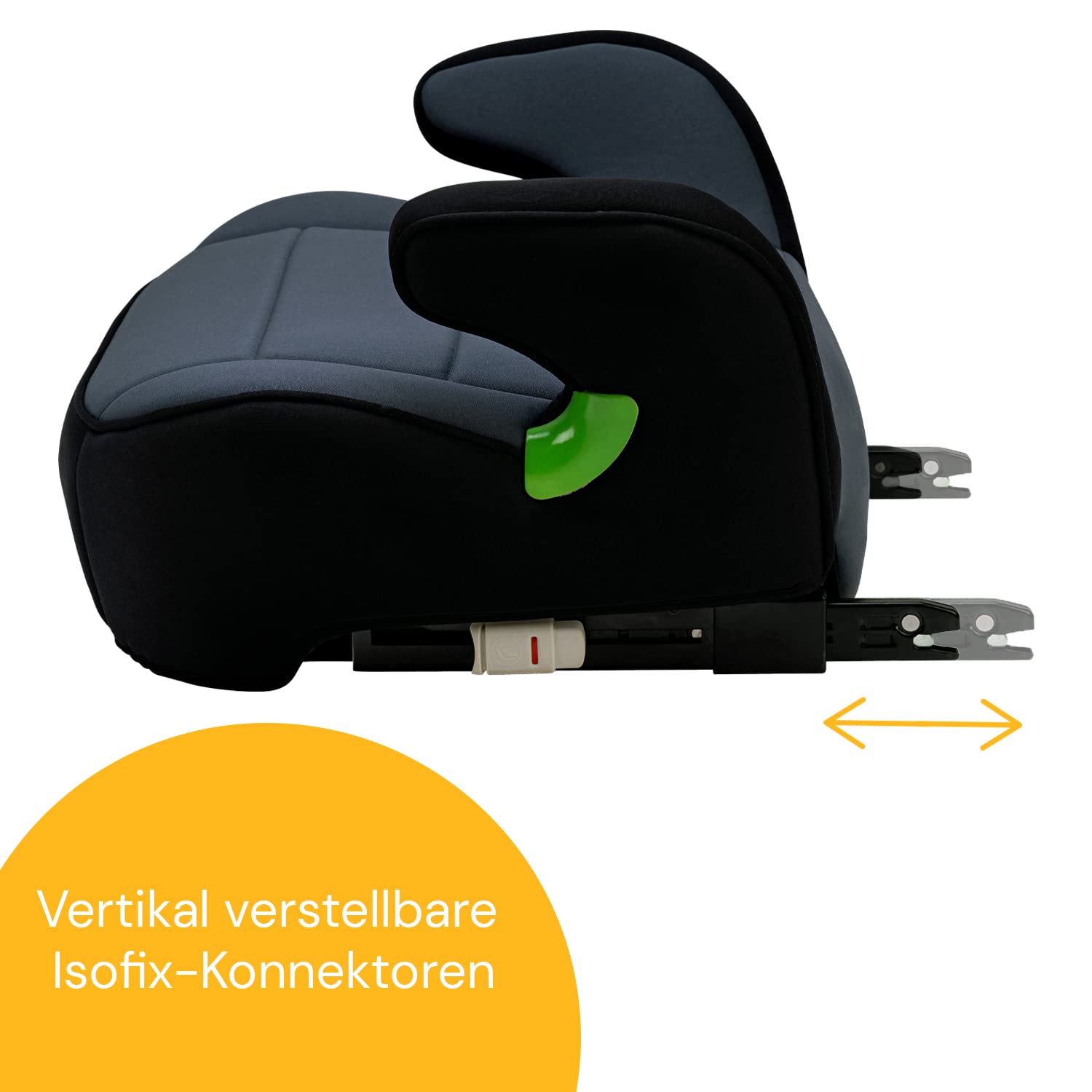 OSANN - Fotelik samochodowy Junior Isofix i-Size Child Booster - 126-150 cm - 7 do 12 lat - Grupa 3 -, Używaj z lub bez Isofix, 3-punktowy pas