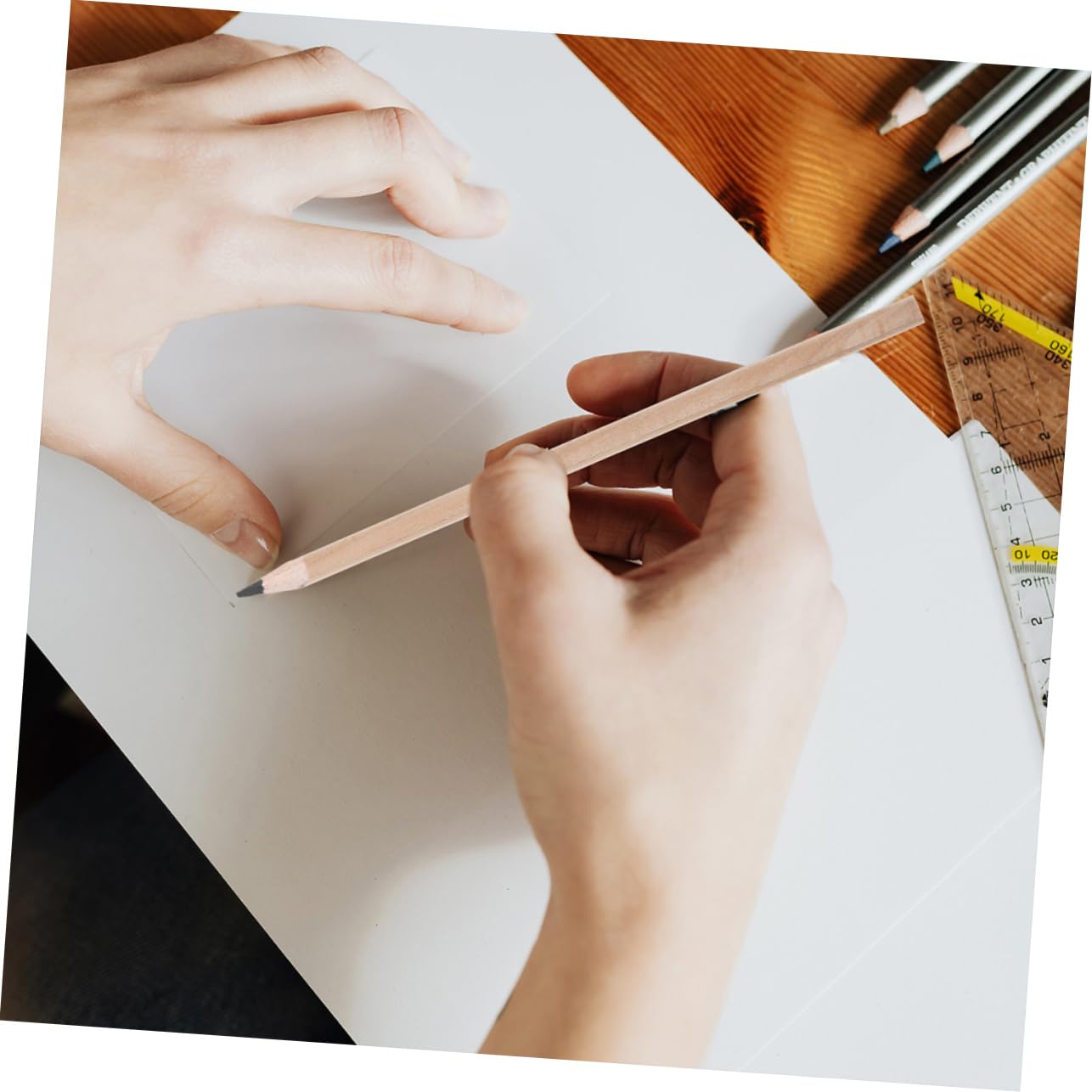 Angoily 90 Pezzi Matite Naturale per Scrittura e Matite Rotonde Ecologiche per Ufficio Scolastico per Scuola e