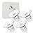 TOVVILD 20mm Flange Inserts for 24mm Flange/Shield, Compatible with Momcozy/Medela/MOMMED/Spectra Breast Pumps, Pump Parts Replace (4PCS 20mm)