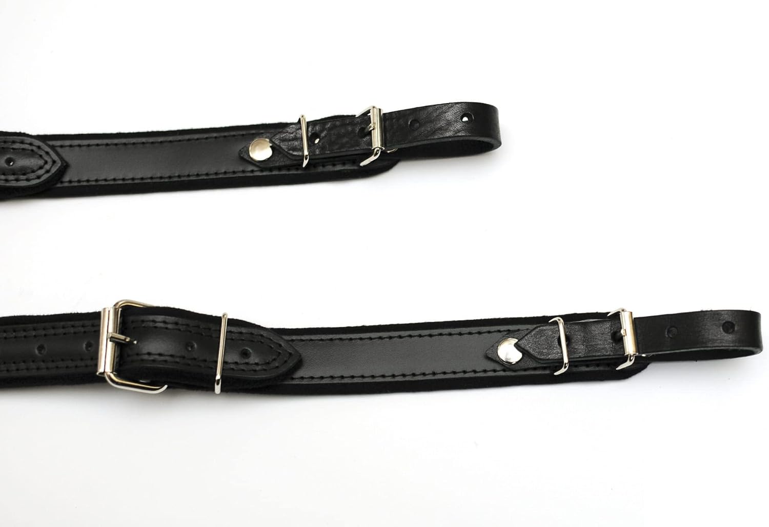 ProLine 7 cm Accordion Shoulder Strap Leather, black