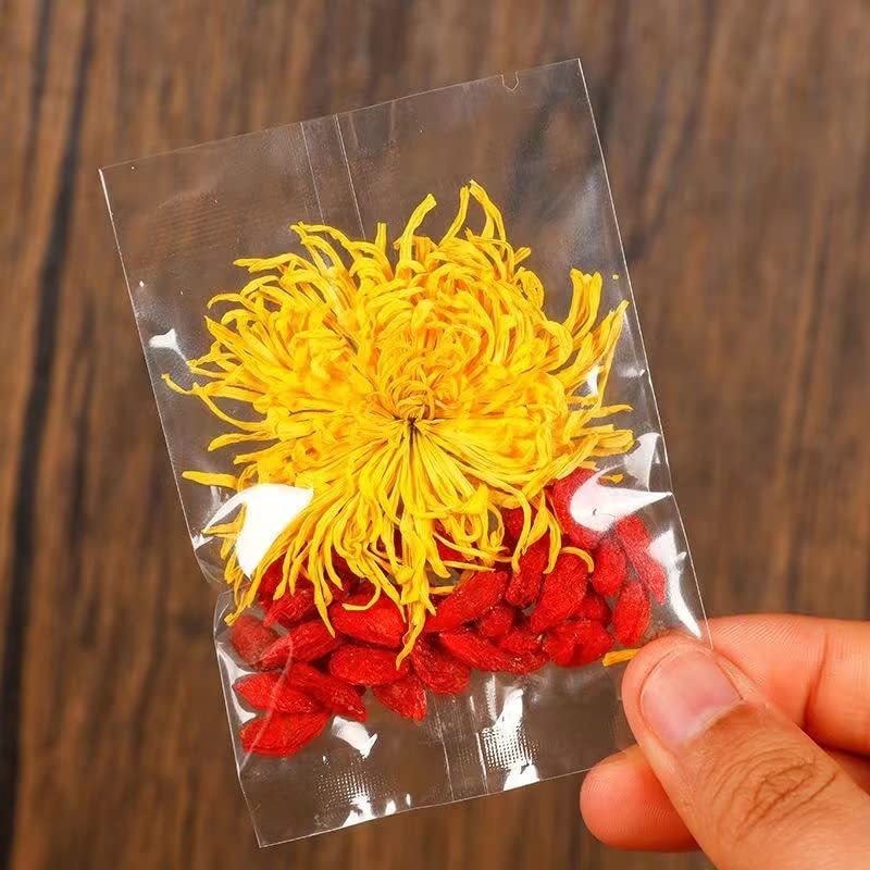 Vista 4 de GUOSETIANX Té de níspero de crisantemo 2.12 oz de crisantemo dorado níspero té de crisantemo