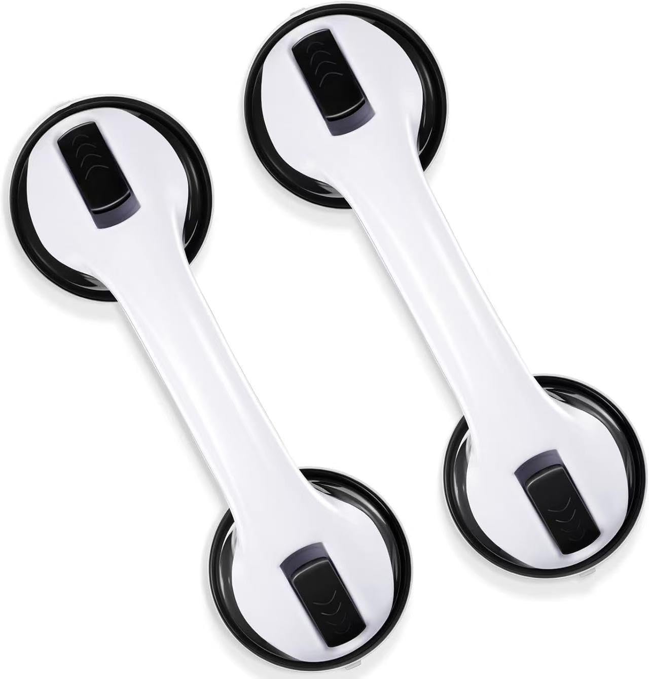 Reyiu Grab Bars for Shower, Updated 12" Shower Handle for Seniors, 2 Pack
