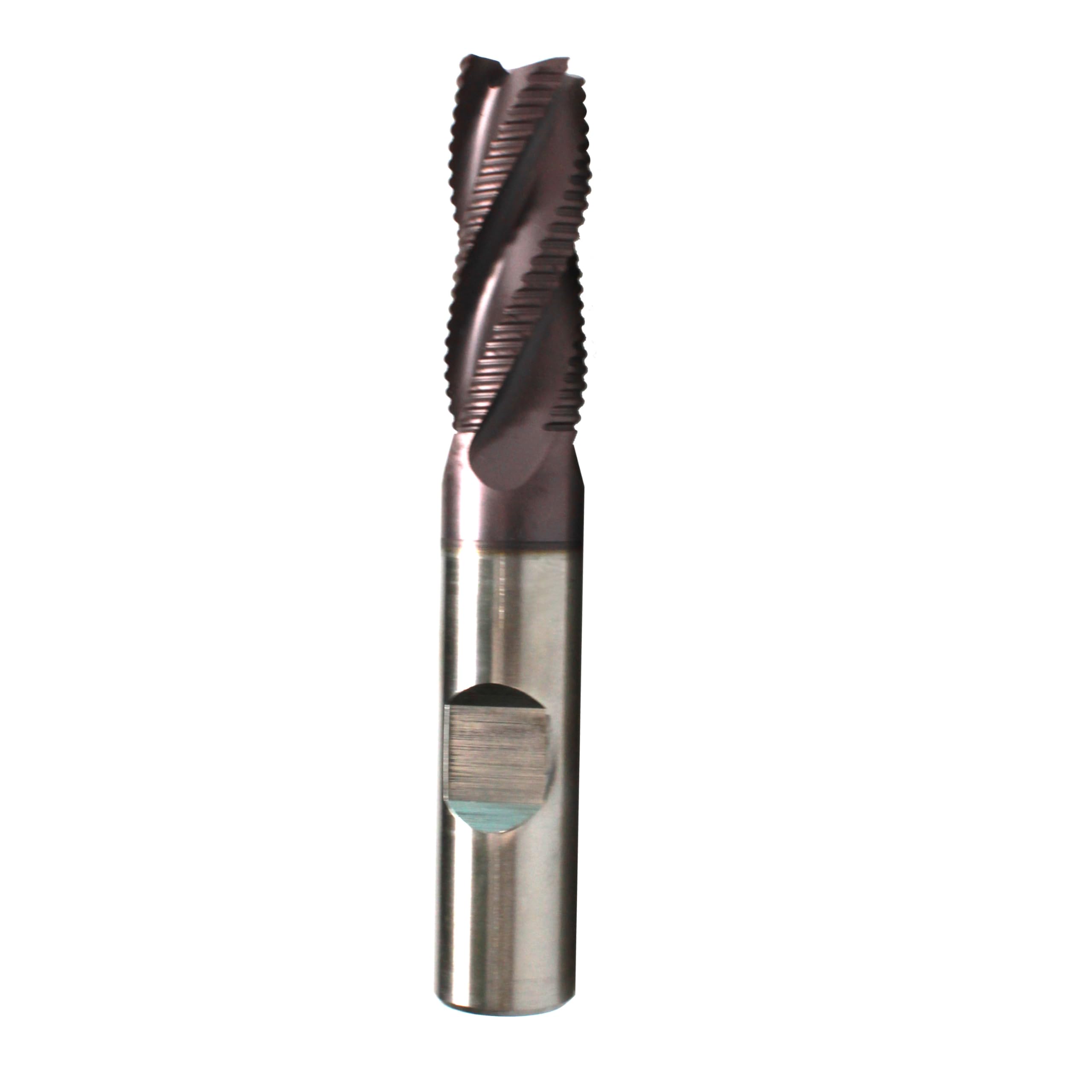 HFS (R) Utensili industriali Standard Dente M42 8% Cobalto Tialn Sgrossatura Fresa, 4 Flauto (1/2"1/2"1-1/4"3-1/4")