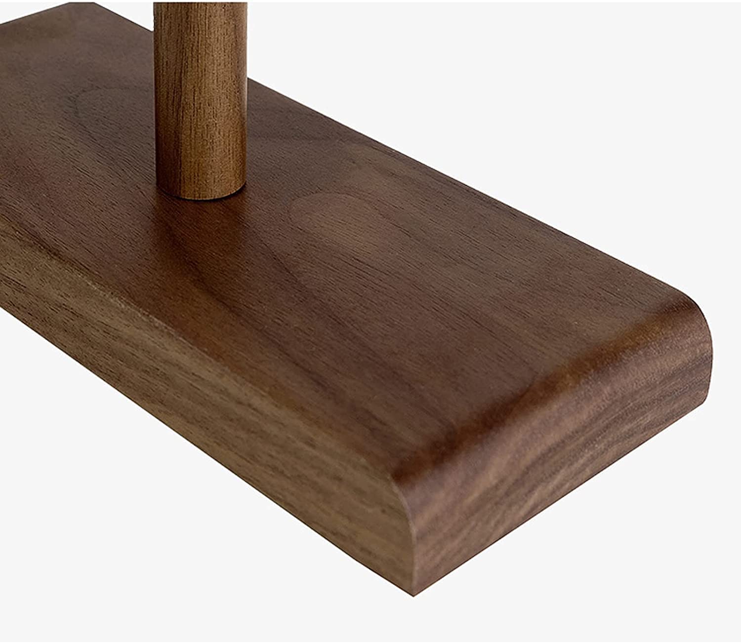Gaming Accessori Supporto per Cuffie Doppio per Scrivania Supporto per Cuffie da Gioco in Legno di Faggio E Noce Gancio per Cuffie con Display Creativo Stand Over-Ear da Gioco(Beech)