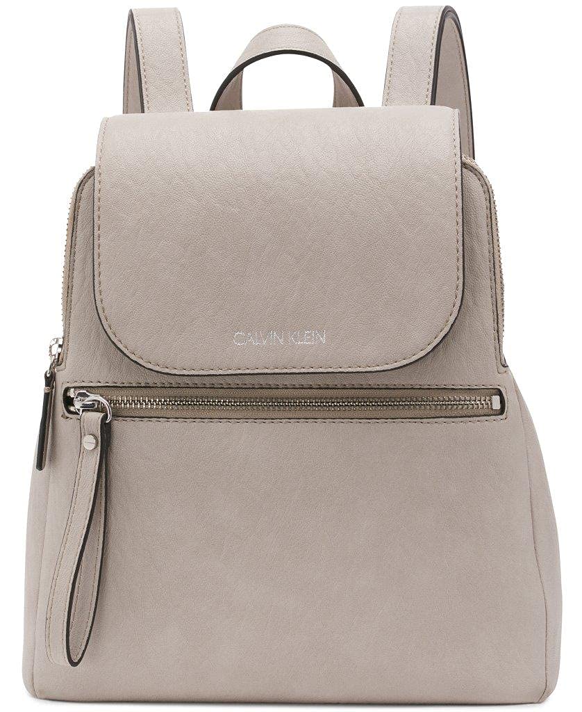 Calvin Klein Elaine Bubble Lamb Novelty Key Item Flap Backpack