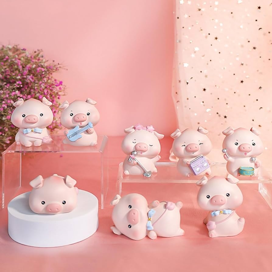 【美品】人形　ブタ　彫像　オブジェ　置物　インテリア　工芸品　美術品　A2630 楽天市場】可愛い、パトロールする警官豚（ブタ）彫像 彫刻