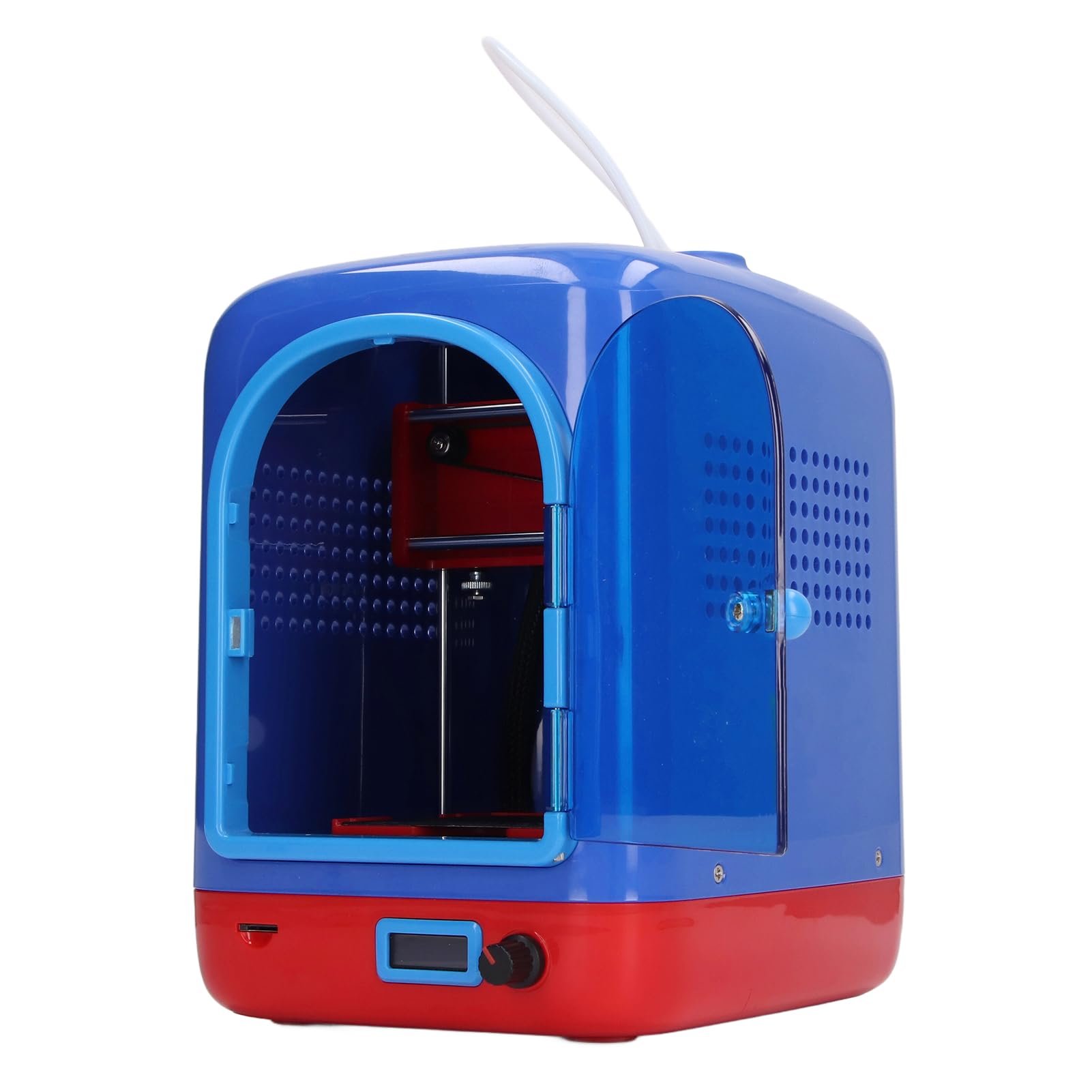 Stampante 3D, 80x80x80mm Ugello 0,6 Mm Ad Alta Precisione Mini Stampante 3D Toybox Stampante 3D Impresora 3D con PLA Consumabili per Artigianato Fai-da-te (Spina UE 100-240 V)