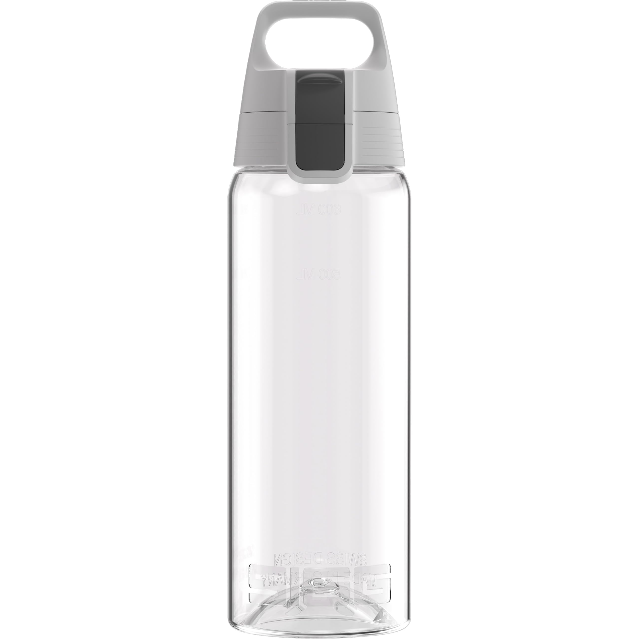 Sigg - Tritan Water Bottle - Total Color ONE - Suitable For Carbonated Beverages - Dishwasher Safe - Leakproof - Featherweight BPA Free - 0.6L / 1L