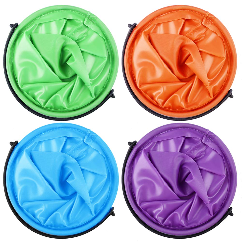 aoory4Pcs Collapsible Bucket Brushes Cleaner Art Tool Supplies for Mixing Color for Kids Students Outdoor Sketch