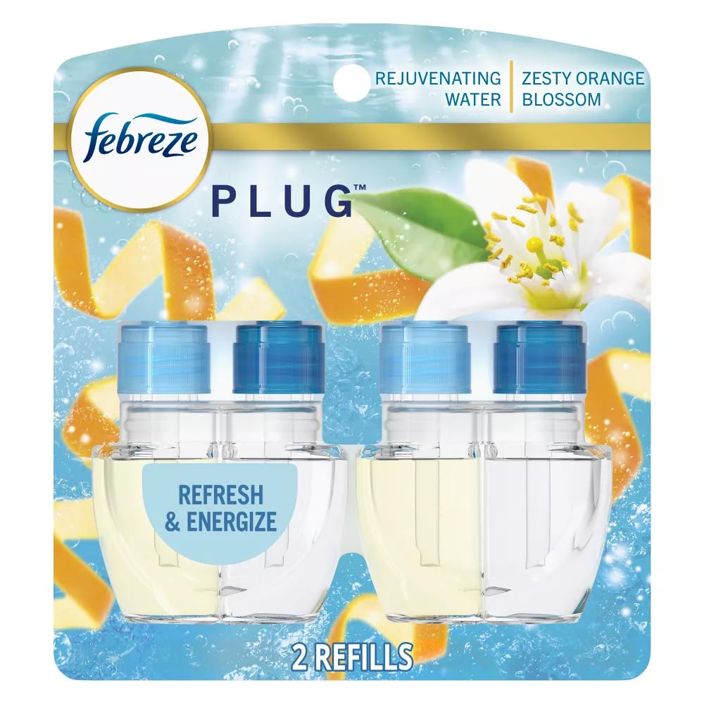 Febreze Dual Plug in Zesty Orange Blossom Scented 0.87 Ounce