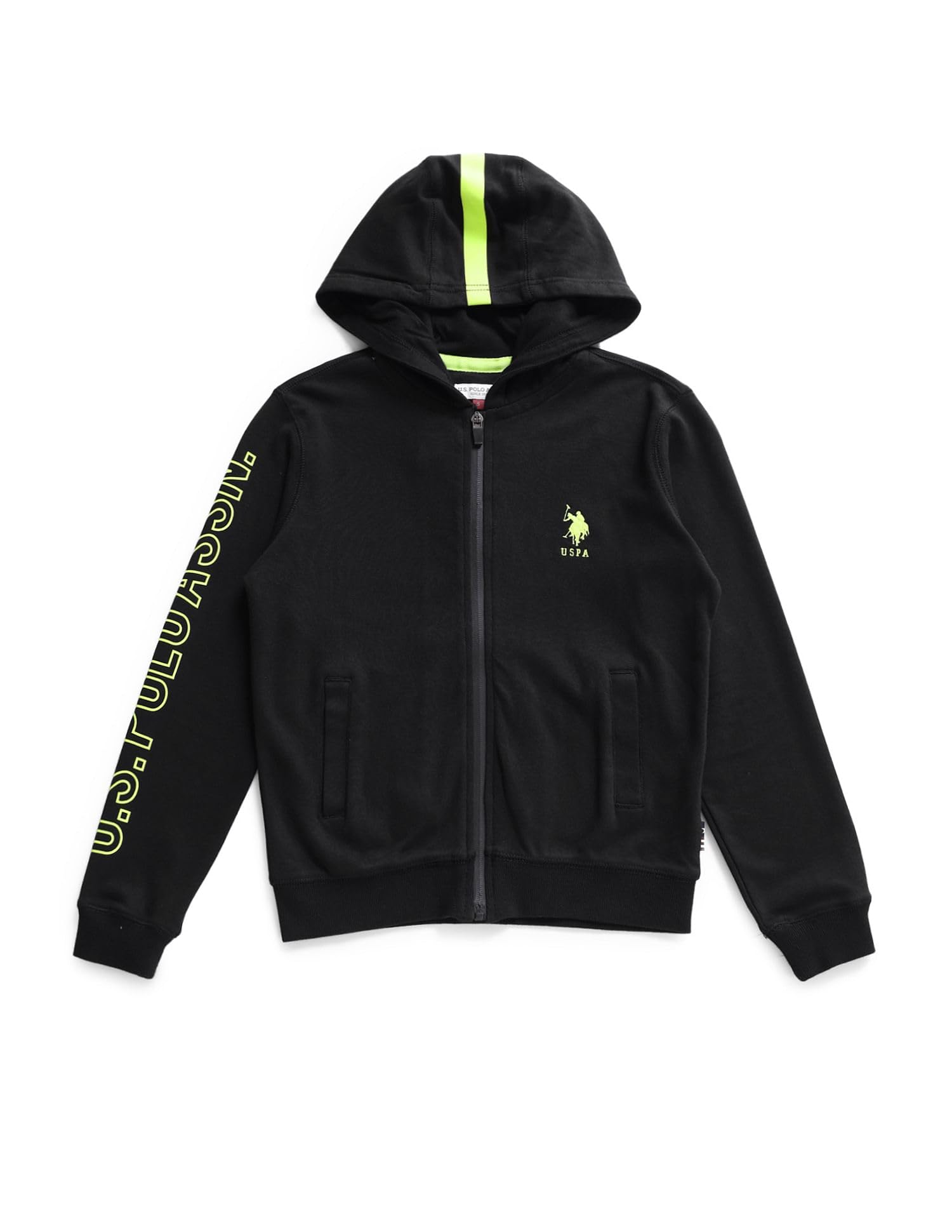U.S. Polo Assn. Kids Regular fit Cotton Hooded Sweatshirts-image-24