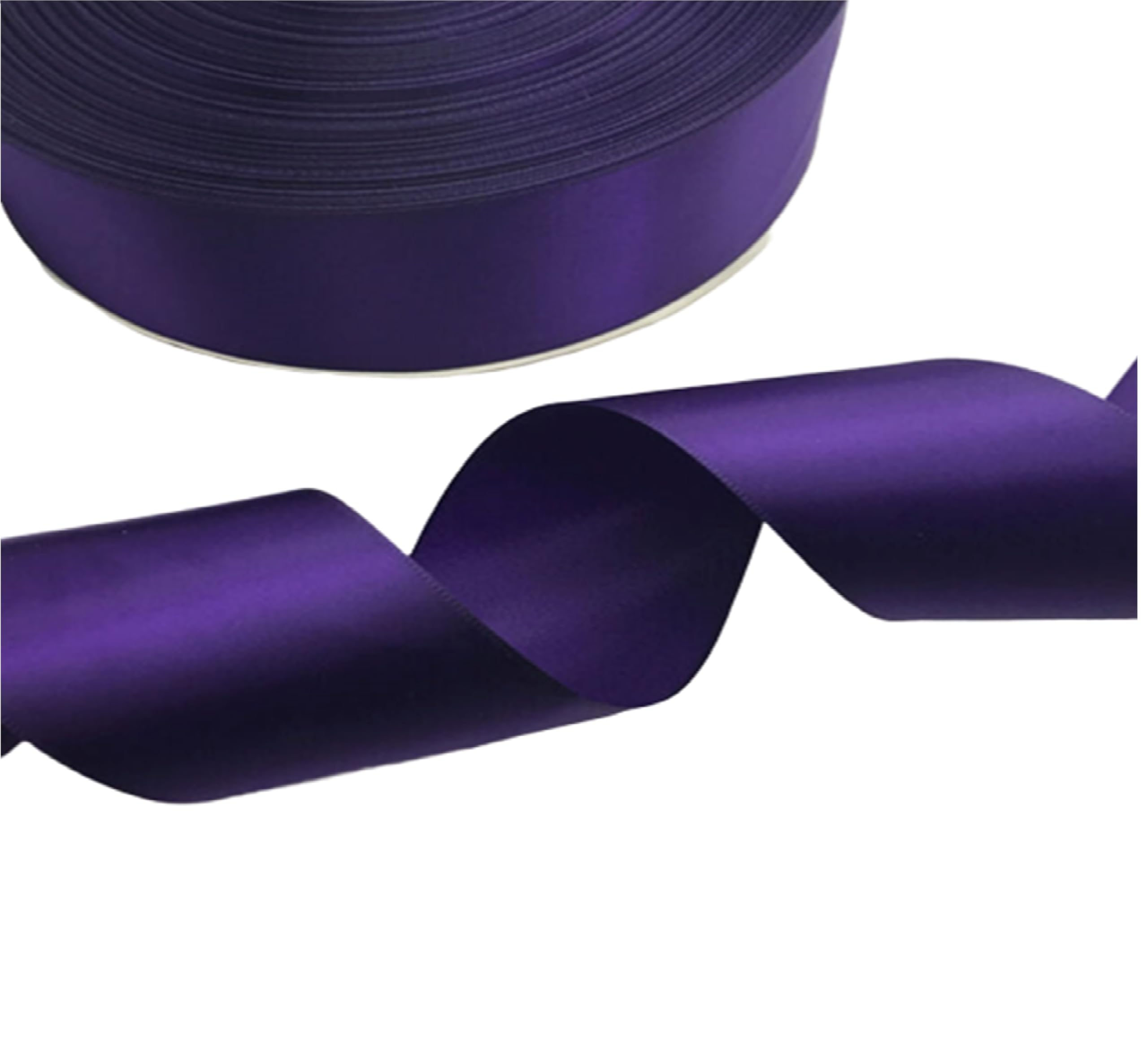 Double Sided Satin Ribbon Size 25mm x 10 Meters, Perfect for Gifts Wrap Sew Party, Decorations Events Dress Wedding Christmas Crafts, Bows Car, DIY, Bouquets, Cake More (Black) — view 228