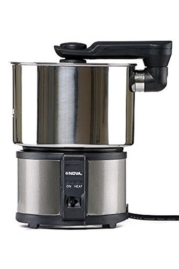 Nova NRC 974 450W 1.3-Litre Travel Cooker (Grey, Outer Lid, Stainless Steel)