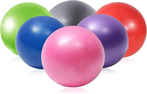 Mini pelotas de yoga de 9 pulgadas para ejercicios de Pilates Terapia Balance, Equipo para Estabilidad en el Hogar, Entrenamiento Squishy