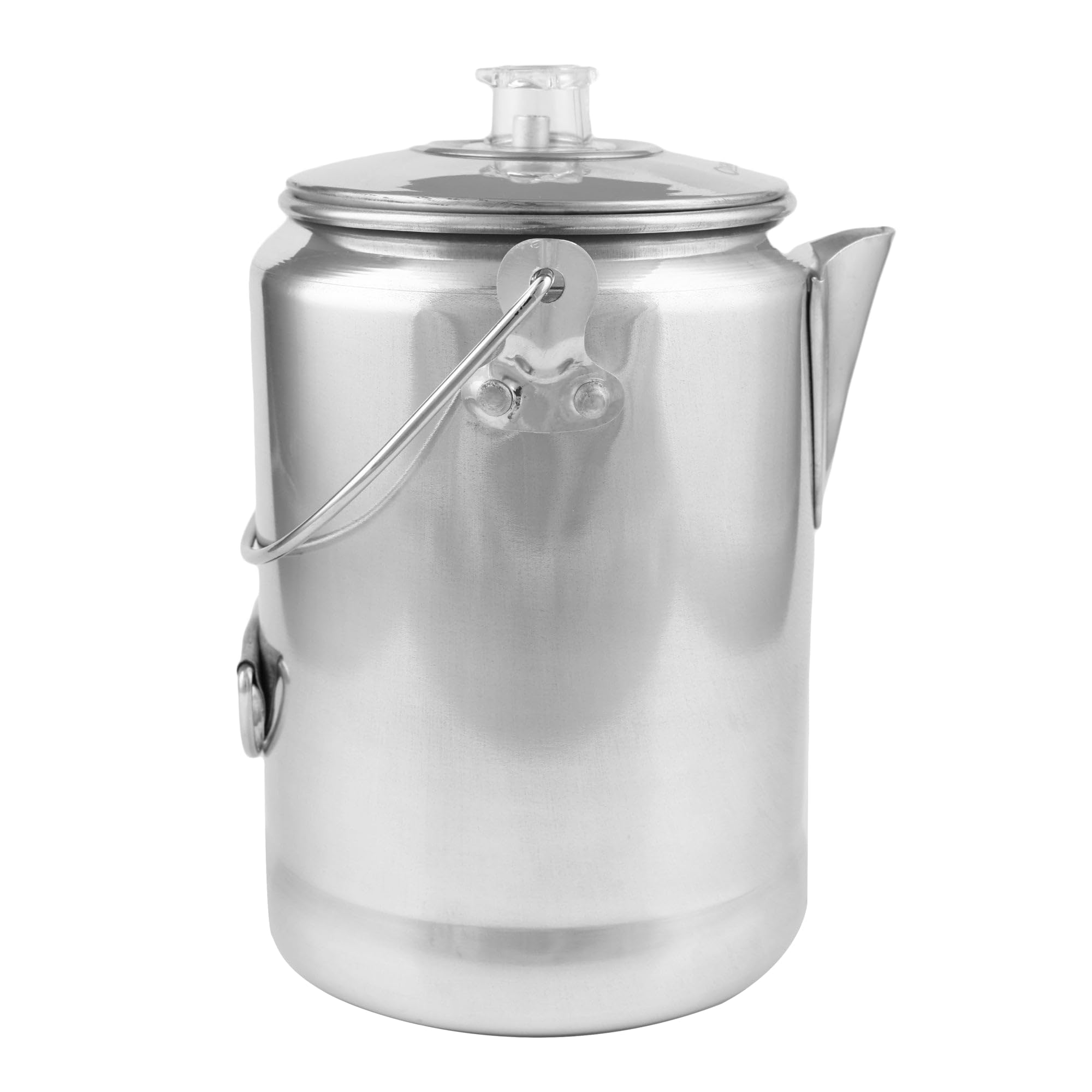 Coghlan's Aluminum Coffee Pot, 9-Cup Percolator for Camping, Lightweight Stovetop Coffee Maker, Durable and Portable Outdoor Brew Gear
