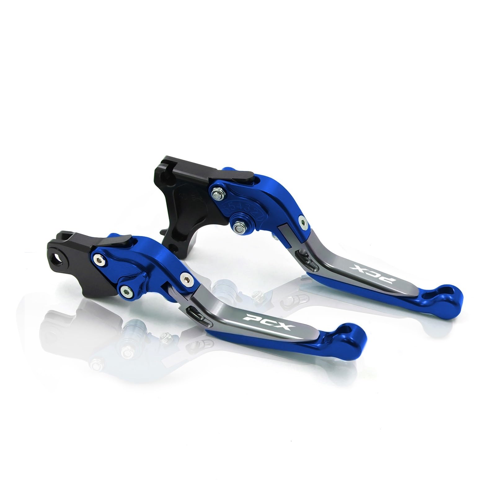 Zdgxfhsrh Large Motorcycle Brake Clutch Levers For Ho&N&Da Pcx125 Pcx150 Pcx 160 2010-2024 Folding Extendable Brake Clutch Levers Motorcycle(Large)