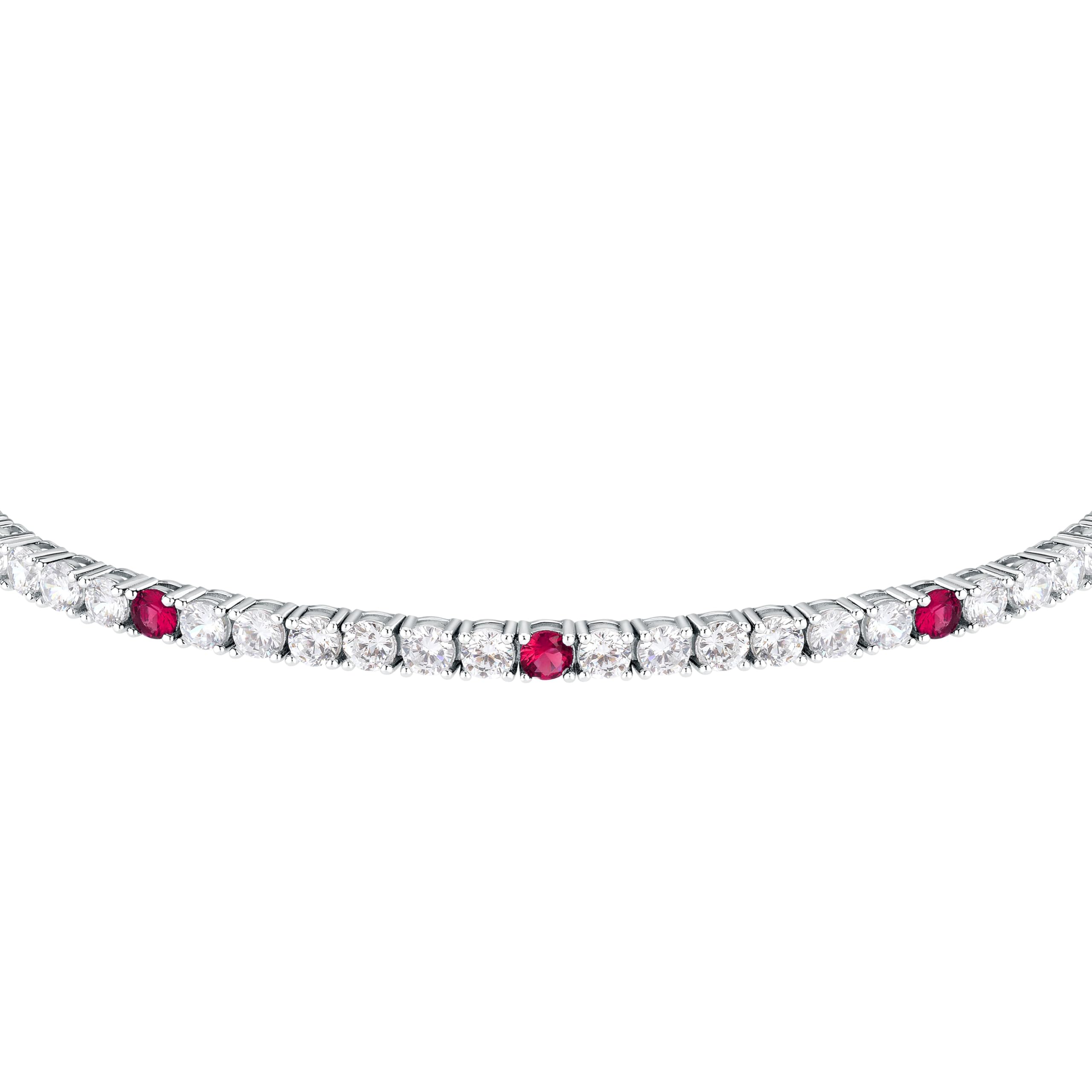 Morellato Bracciale Donna in Argento 925‰, Zirconi, Collezione Tesori, Tennis - SAIW139