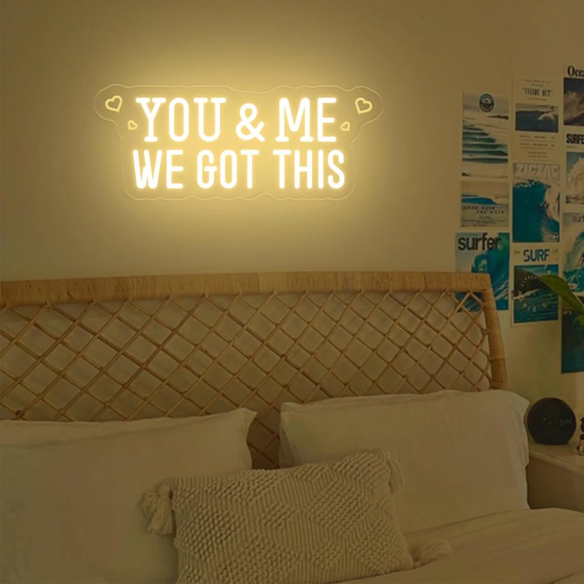 You And Me We Got This Neon Sign, Gym, Fitness Studio Decoration