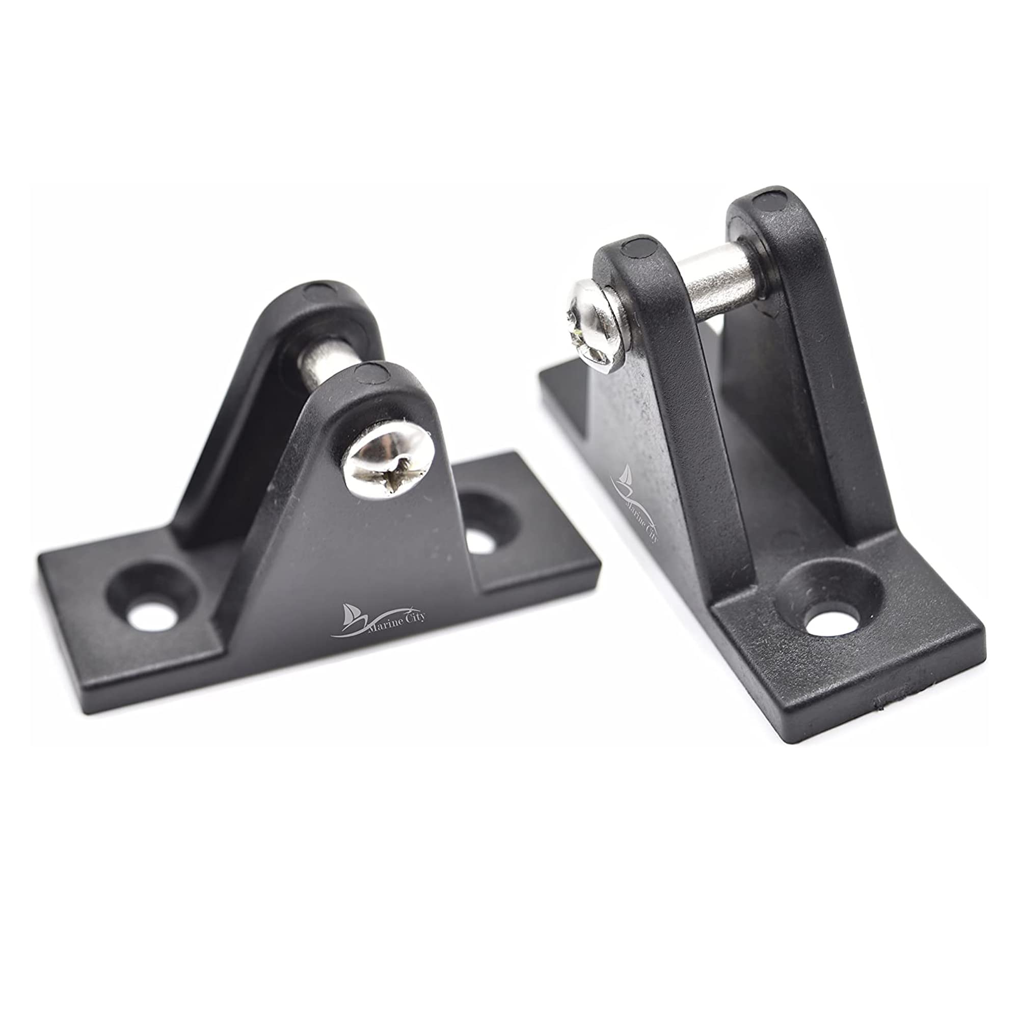 MARINE CITY Bimini Top Deck Hinges –Corrosion & Water-Resistant, Ideal for Boats, Yachts, Ships, RVs