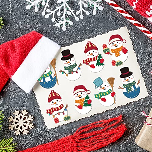 GLOBLELAND Christmas Snowman Cutting Dies Metal Winter Snowman Die Cuts Template for Paper Card Making Decoration DIY Scrapbooking Album Craft Decor - Image 2
