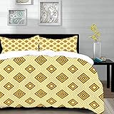 Qué pasa si lavo lino con agua caliente: Consejos y precauciones Juego de Ropa de Cama con Funda de edredón,Formas de Diamante Retro, pasadas de Moda con líneas internas Diseño de rombo Estilo años Sesenta,Fundas 240x260 cm 2 Funda de Almohada 40x75cm