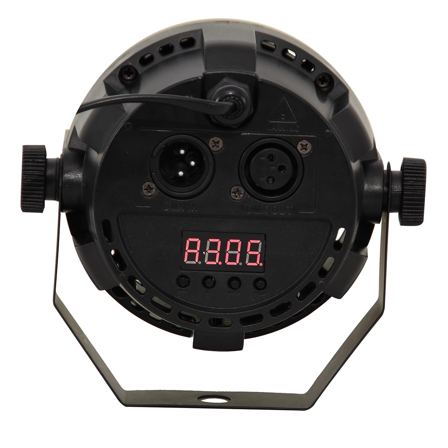 Ibiza - PAR-MINI-RGB3 - Foco PAR con 12 LEDs RGB de 3W cada uno 3-IN-1 con efecto estroboscópico - Negro