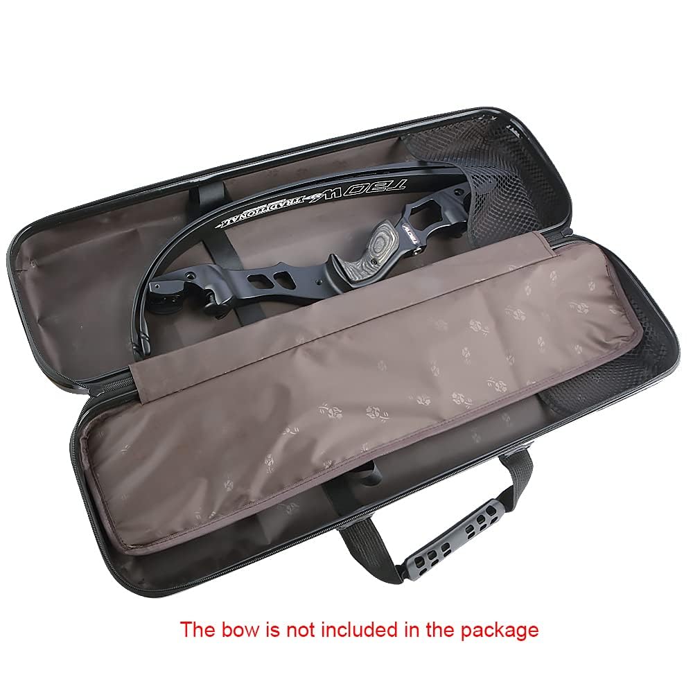 SHARROW Tiro con Arco Bolsa de Arco Recurvo, Estuche para Arco recurvo Estuche rígido de plástico ABS, Bolsa de Portátil Accesorio de Caza para Transporte