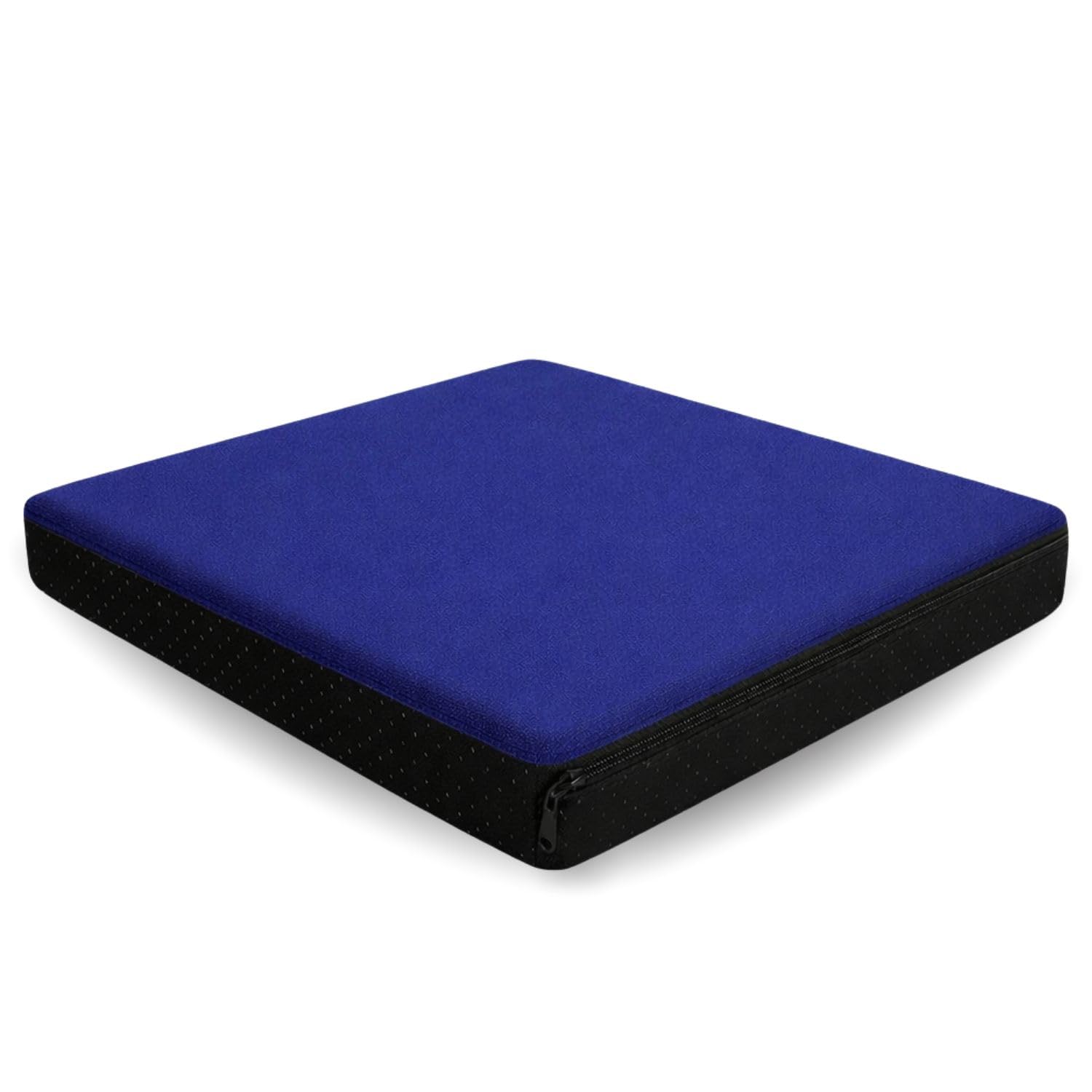 OrtoPrime Cojín Antiescaras Cuadrado FLOTACIÓN Líquida - Cojines Antiescaras Ortopédicos Coxis Alivio - Cojín Antiescaras para Silla Ruedas y Sillón - Cojín Ortopédico Úlceras PRESIÓN (Cuadrado)